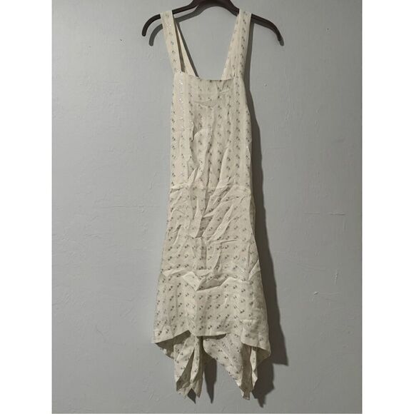 Club Monaco seanell flare ivory silver metallic design 0 - Picture 2 of 8